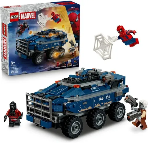 LEGO Marvel Spider-Man Escort Chase 76349 Toy for Boys and Girls