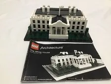 Lego: Architecture White House 21006 Complete  w/ Instructions