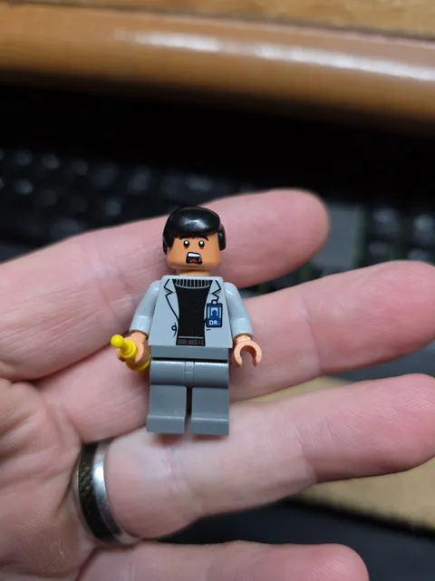 LEGO® Jurassic World Doctor Dr. Wu Minifigure Fallen Kingdom 2017 From 75927