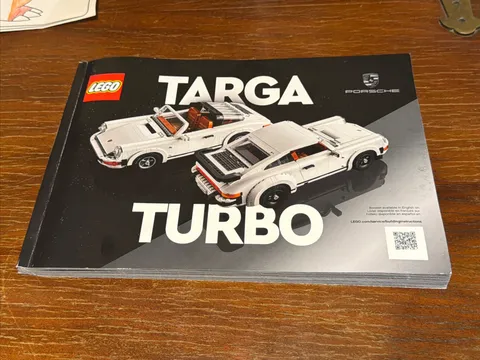 Lego Icons 10295 Porsche 911 Targa Turbo Instruction MANUAL Book ONLY NO BRIX