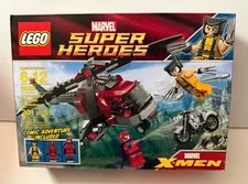 LEGO Marvel: Wolverine's Chopper Showdown with Deadpool And Magneto (6866)