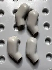 LEGO 982 Light Gray Minifigure Replacement Right Arms 4pcs