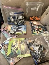 Lego Bionicle Pieces All Mixed Incomplete Building Toy Set Lot of 3 + DC Comic 