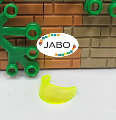 (S10 /12/7) Lego 2447 Helmet Visor Standard Trans-Neon Green