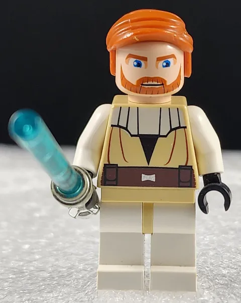 LEGO Star Wars Obi-Wan Kenobi Minifigure The Clone Wars w/ Accessory