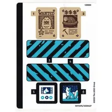 new LEGO Sticker Sheet from Explorer Train set 60470