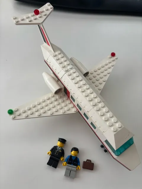 LEGO Town Airport: 6368 Jet Airliner - Complete, No Box or Instructions