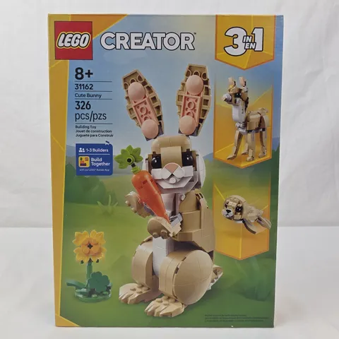 LEGO Creator 3-in-1 Cute Bunny 6527848 (New Sealed)  Number 31162