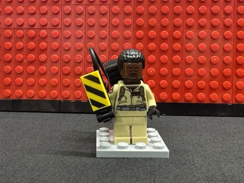 NEW Genuine LEGO Dr. Winston Zeddemore Ghostbusters Minifig + Proton GB014 75827