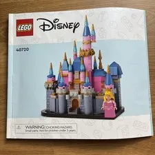 LEGO 40720 Disney Manual only Mini Sleeping Beauty Castle