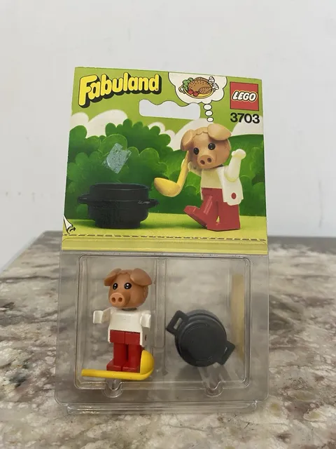 LEGO VINTAGE FABULAND 3703 PETER PIG NIB SEALED MISB GREAT CONDITION