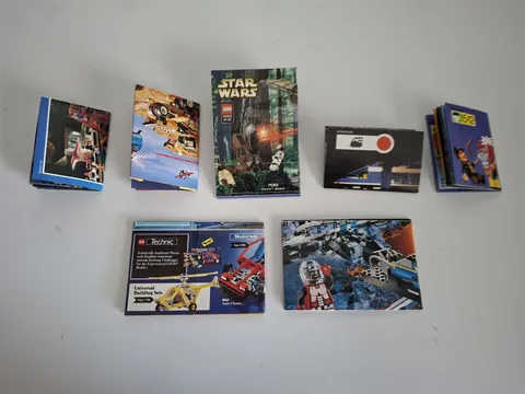 Vintage Lego System Flyers  1990s x 7  Train Castle Star Wars etc