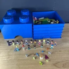 Lego Disney Aurora Elsa Maleficent & Friends Mini Figures Lot 17 Plus More Case