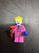 Lego Joker Minifigure sh0704 76188 DC Super Heroes Batman CMF Lot Rare Retired 