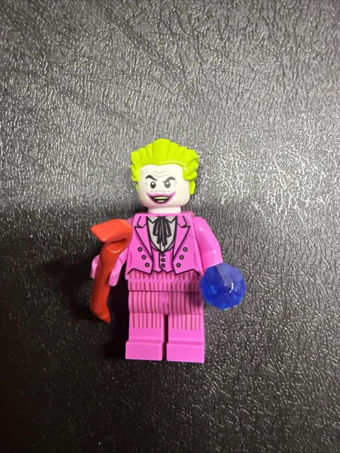 Lego Joker Minifigure sh0704 76188 DC Super Heroes Batman CMF Lot Rare Retired 