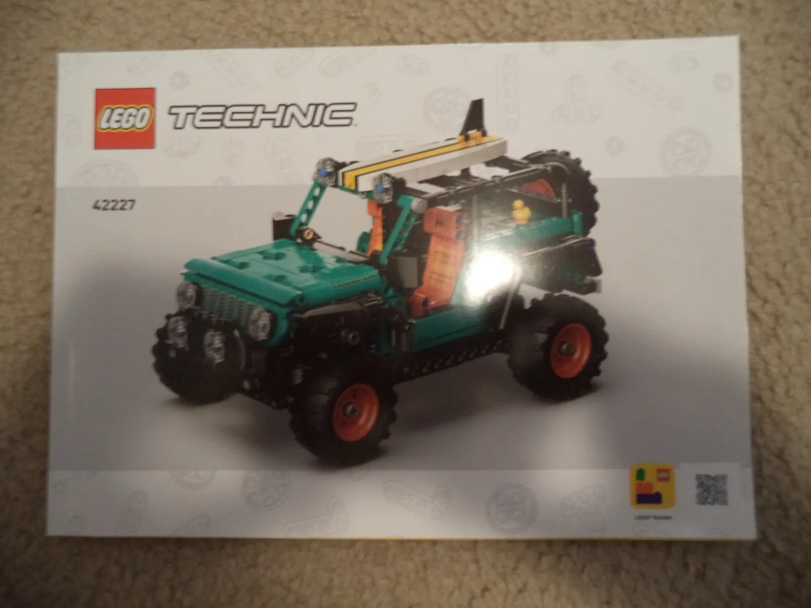 LEGO Technic Instruction Manual 42227 Jeep Wrangler Rubicon