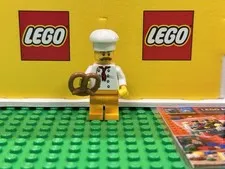 LEGO Town Minifigure Chef White Torso with 8 Buttons (Genuine)