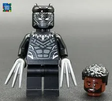 LEGO Marvel  Black Panther Minifigure (sh1019) 76323 NEW