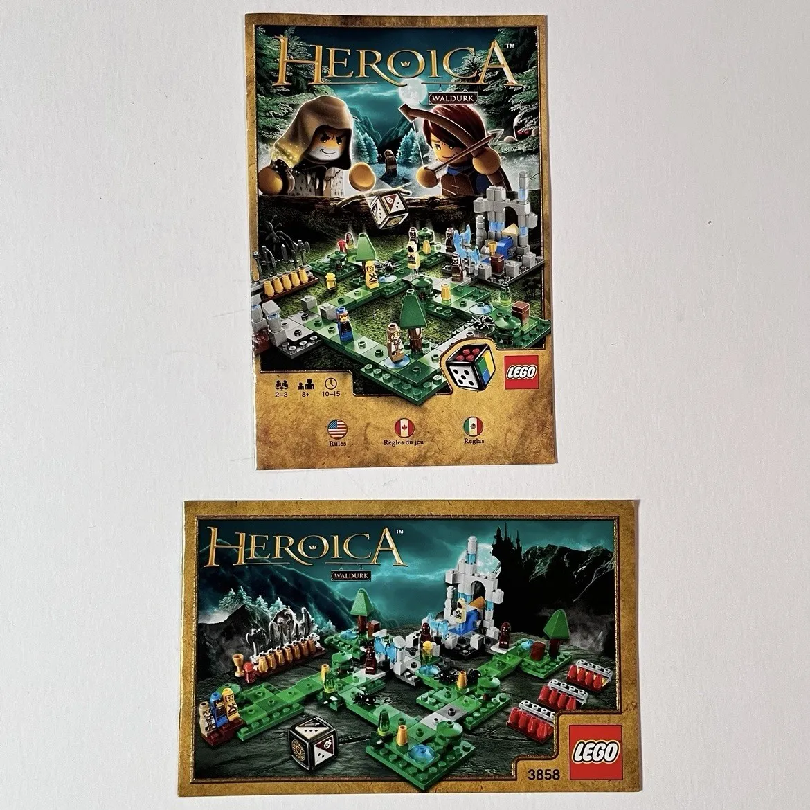 Lego Heroica Waldurk 3858 Instruction Manuals