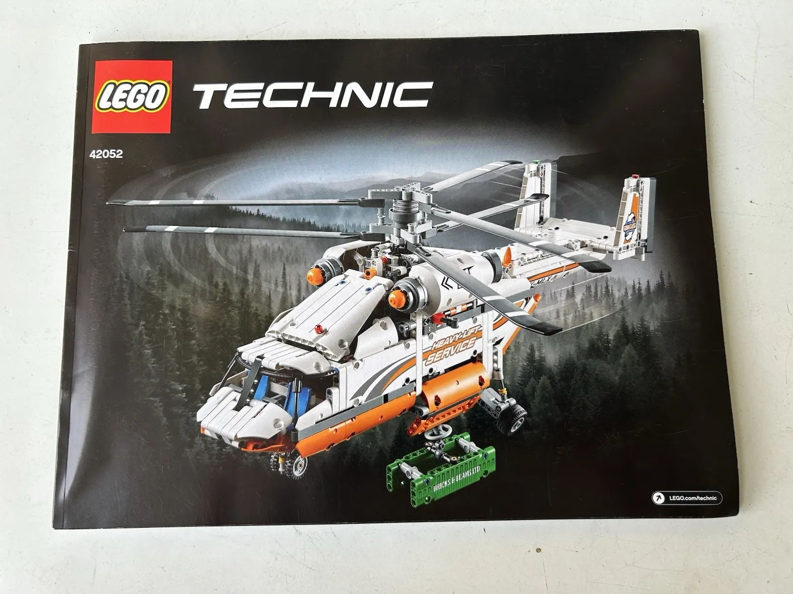 LEGO 42052 Heavy Lift Helicopter Technic book manual instructions Only