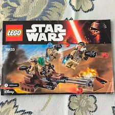 LEGO instructions Star Wars 75133 Rebel Alliance Battle Pack booklet ill.