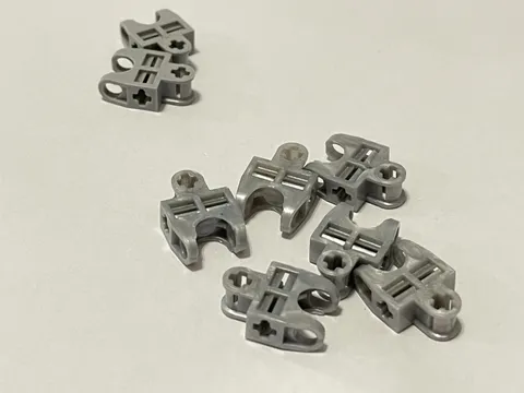 Lego 32174 Light Blue Gray & Silver Replacement Add-on Pieces Parts Lot of 8