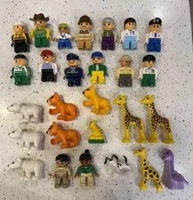 27 LEGO DUPLO MINI FIGS PEOPLE & ANIMALS
