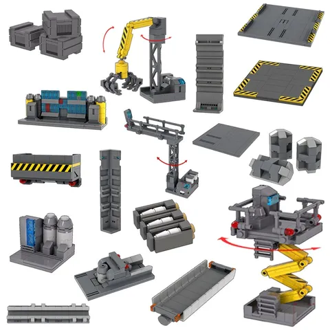 MOC Military Robot Base Army Scene Tower House Weapon Building Blocks Set Lot
