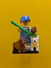 Dog Sitter col19-9 Series 19 (Complete Set with Stand and Accessories) Cmf Lego