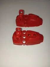 2 Bionicle Lego 90661 Star Wars Hero Factory Foot with Ball Socket Red retired