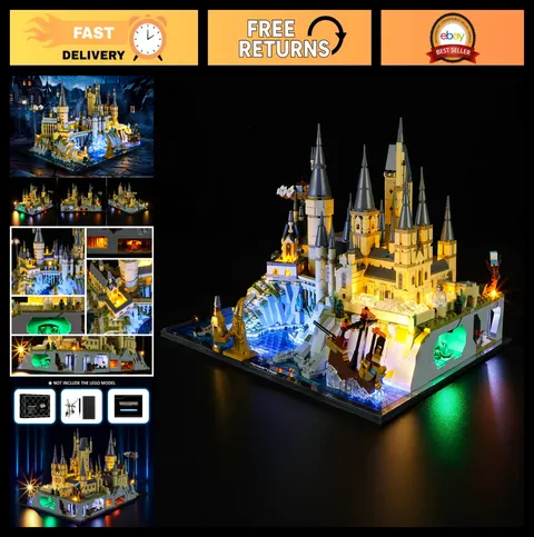 LED Light Kit for Harry Potter Hogwarts Castle Building Blocks Model - Not Inclu