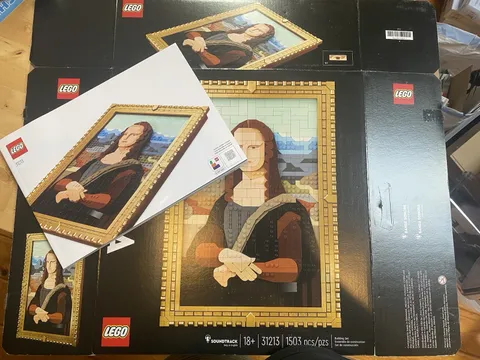 Lego Mona Lisa 31213 Box And Manual Only