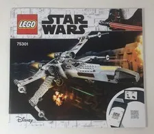 Lego 75301 Luke Skywalker's X-Wing Figh Instruction Manual Book Only - No Bricks