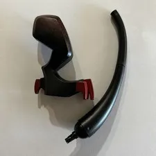 Lego Animal Dragon Right Leg & Tail Piece Black & Dark Red Fantasy Era - 7094