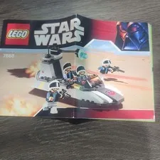 LEGO Star Wars Rebel Scout Speeder 7668 Instruction Manual Booklet Only