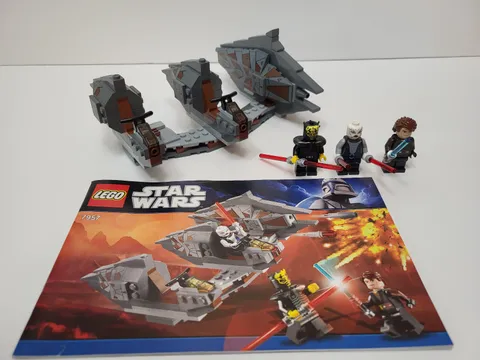 7957 LEGO Star Wars: Sith Nightspeeder (Complete w/ Minifigs & Inst) (See Desc.)