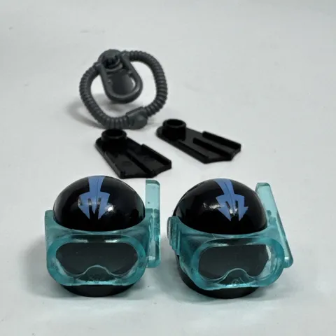 LEGO Aqua Raiders: Tiger Shark Attack (7773) Trident Scuba Diving Mask Snorkle