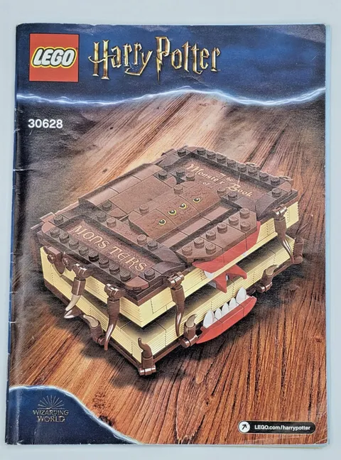 LEGO Harry Potter Monster Book of Monsters 30628 Instruction Booklet Manual ONLY