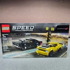 LEGO Speed Champions 75893 Dodge Challenger SRT Demon 1970 Charger RT New SEALED