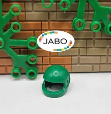 (S11 /22/11) Lego 2446 Helmet Motorcycle Green