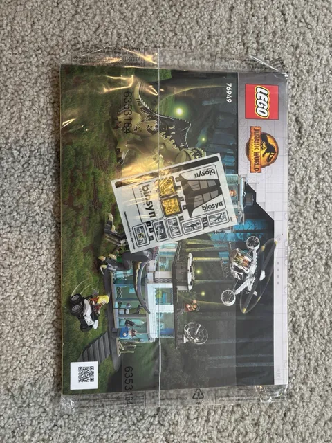 SEALED LEGO Jurassic World 76949 - Sticker & Manual