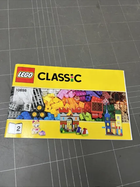 VINTAGE TOY LEGO MANUAL INSTRUCTIONS BOOKLET ART 5932 CLASSIC 10698
