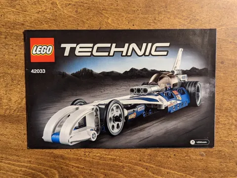 LEGO TECHNIC INSTRUCTION MANUAL BOOKLETS ONLY 42033 Dragster 
