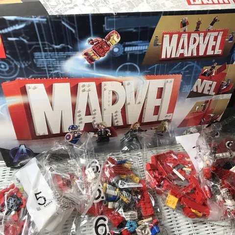 LEGO 76313 Super Heroes: MARVEL LOGO NO MINIFIGURES Bags 3 -11 Sealed