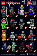 LEGO 71010 Minifigures Series 14 Monsters Complete Full Set of 16 - Like New