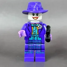 LEGO Minifigure Joker sh0608 1989 Batmobile Tim Burton Batman with Fedora