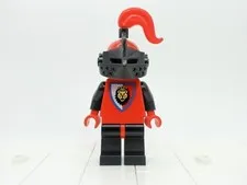 LEGO Castle Royal Knights - Knight 2 with Plume Minifigure - cas063 - Set 6090