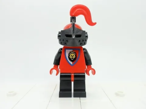 LEGO Castle Royal Knights - Knight 2 with Plume Minifigure - cas063 - Set 6090
