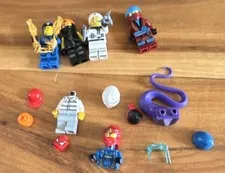 LEGO NINJAGO Minifigure Lot w/ Accessories & Parts (Multiple Figures)