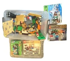 LEGO Minecraft Bulk Lot Pieces The Crafting Box 21116, The Swamp Adven 21240. 
